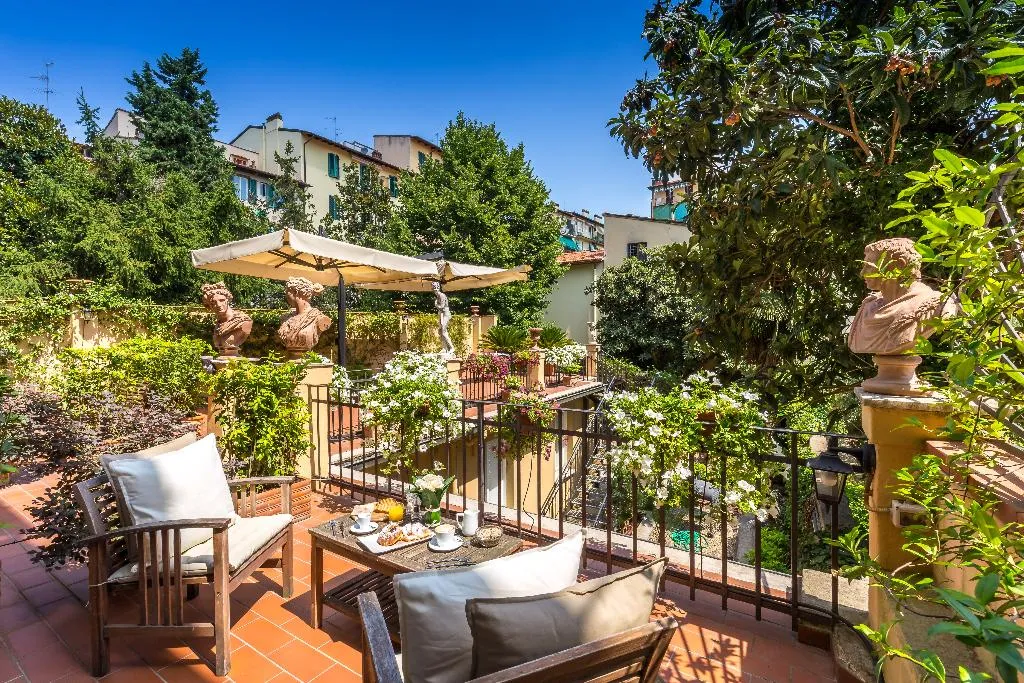 Terrace, Hotel Ungherese Small Luxury Hotel, Florence
