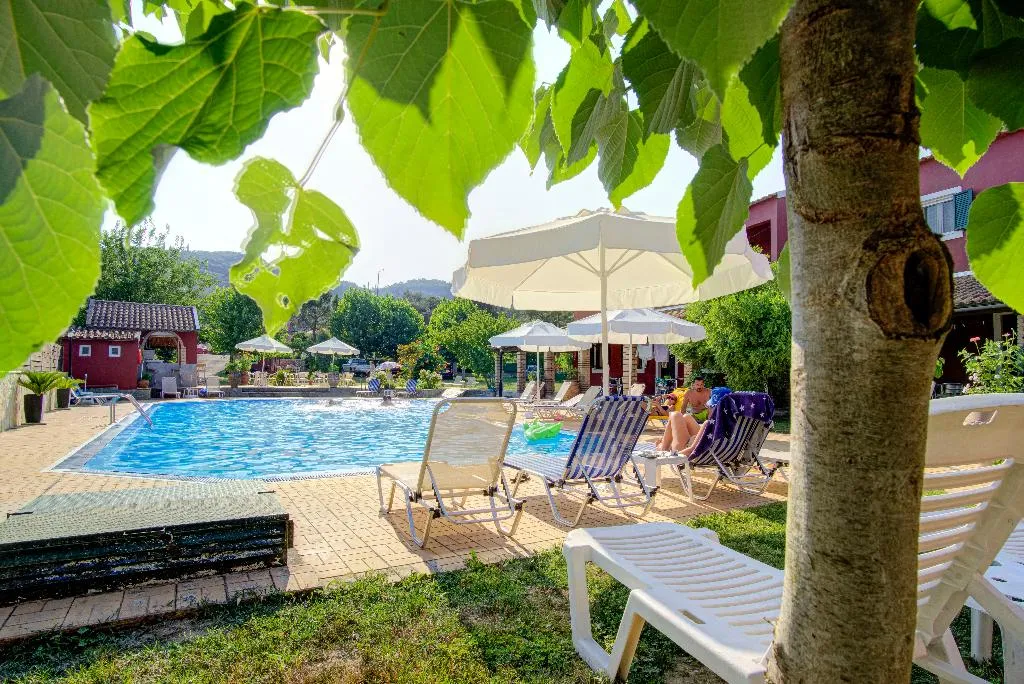 Terrace, Blue Dream Apartments, Corfu