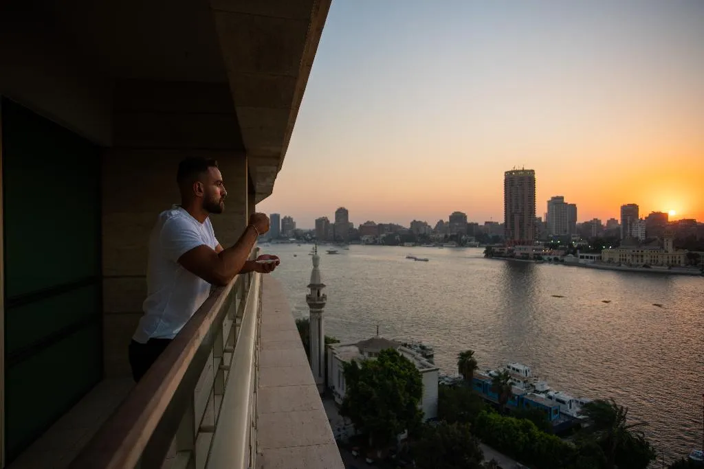 Terrace, Kempinski Nile Hotel Garden City Cairo, Cairo