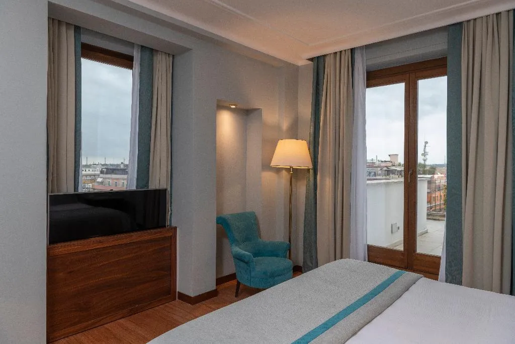 DOUBLE SINGLE USE DELUXE PREMIUM Room, Bettoja Hotel Mediterraneo, Rome