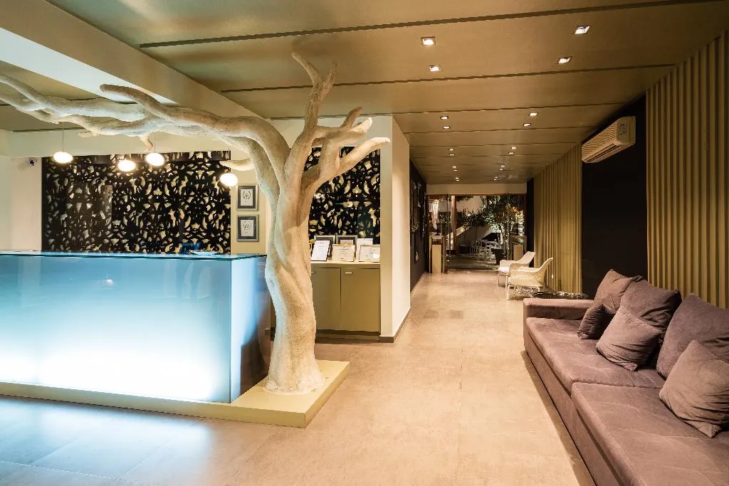Lobby, Bourtzi boutique hotel, Skiathos