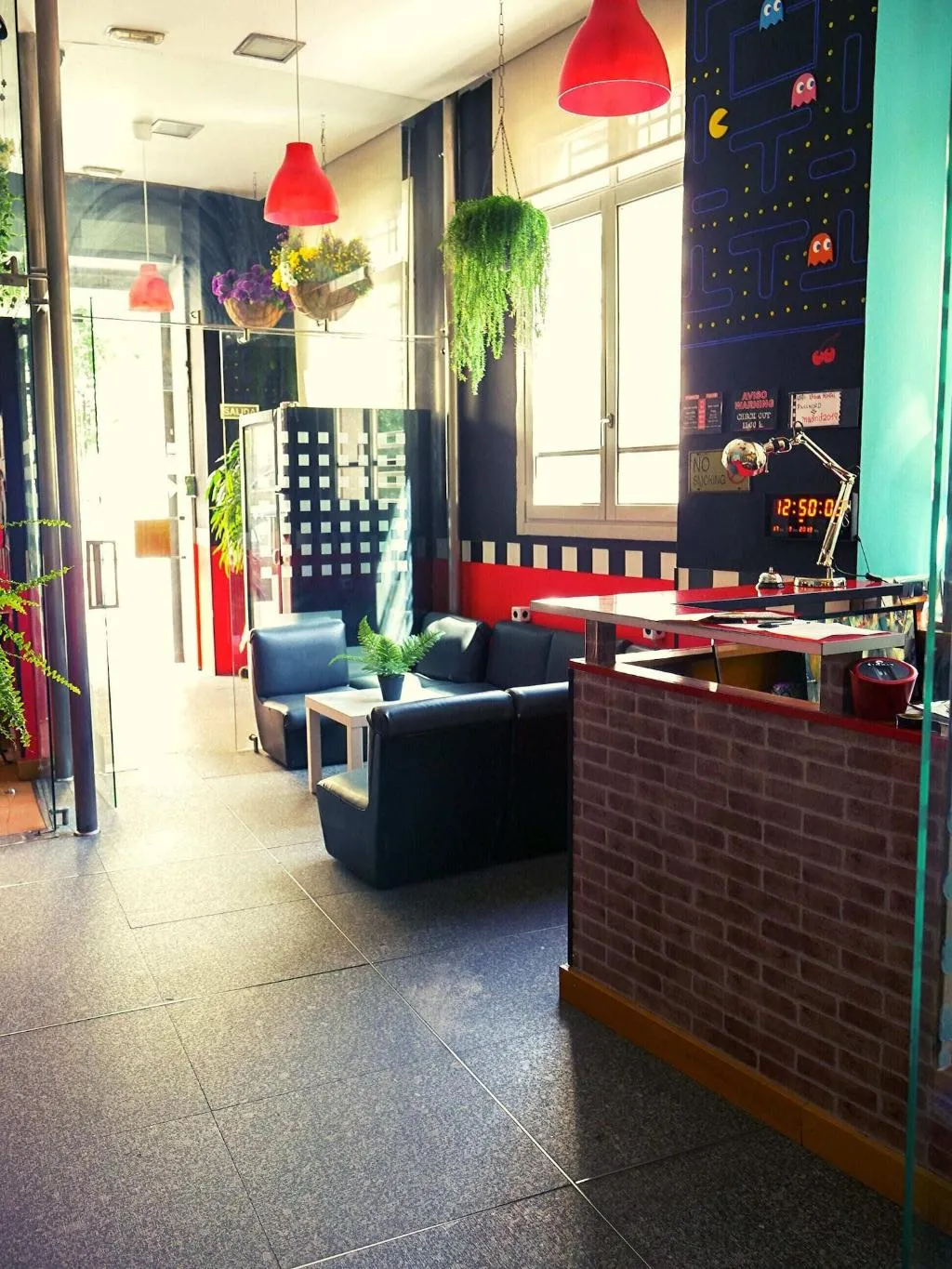 Lobby, Urban Hostel, Madrid