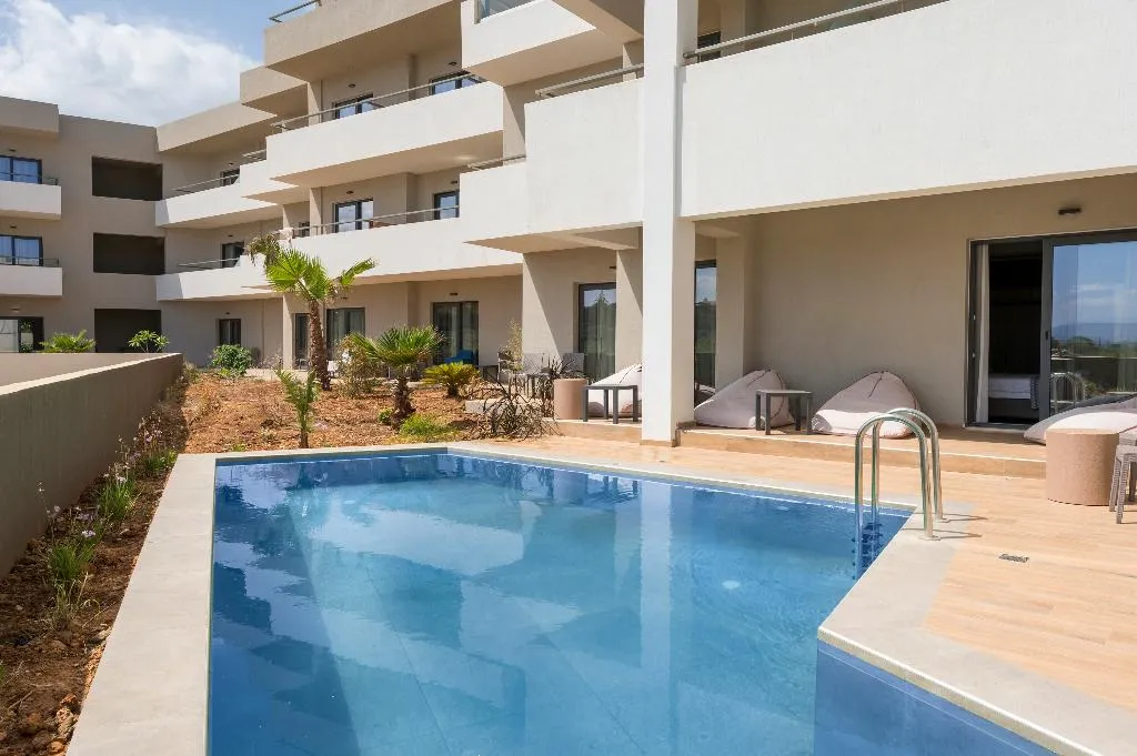 DOUBLE WITH PRIVATE POOL Room, Mare Village Hotel, Crete