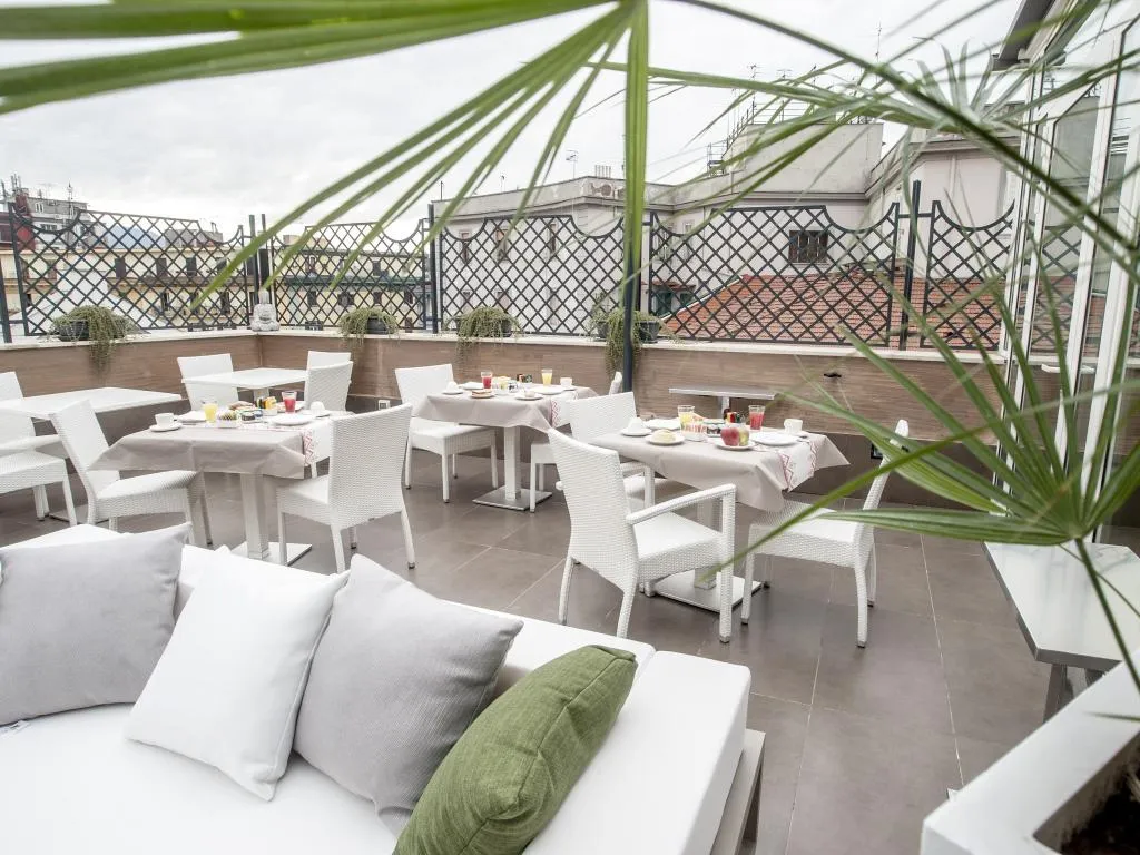 Terrace, Hotel San Pietro, Naples