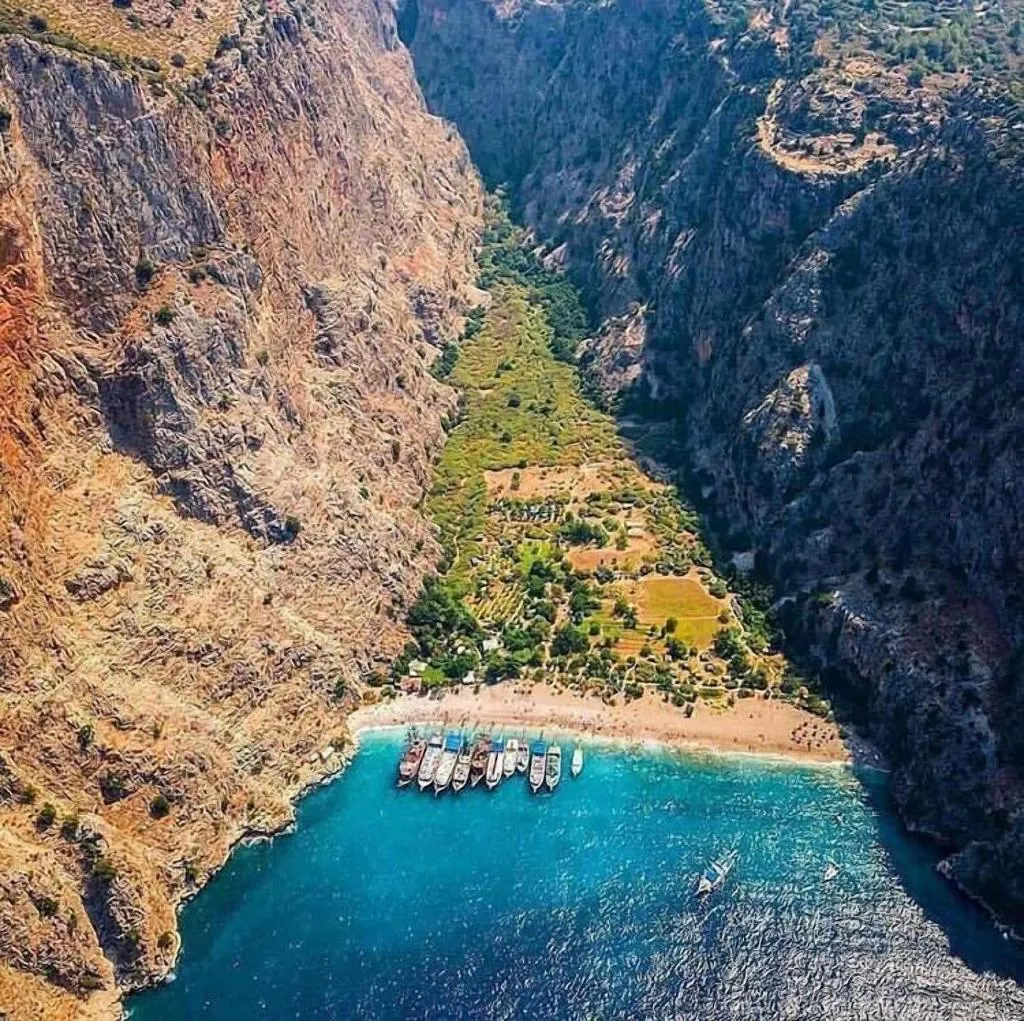 General view, Faralya Misafir Evi, Dalaman