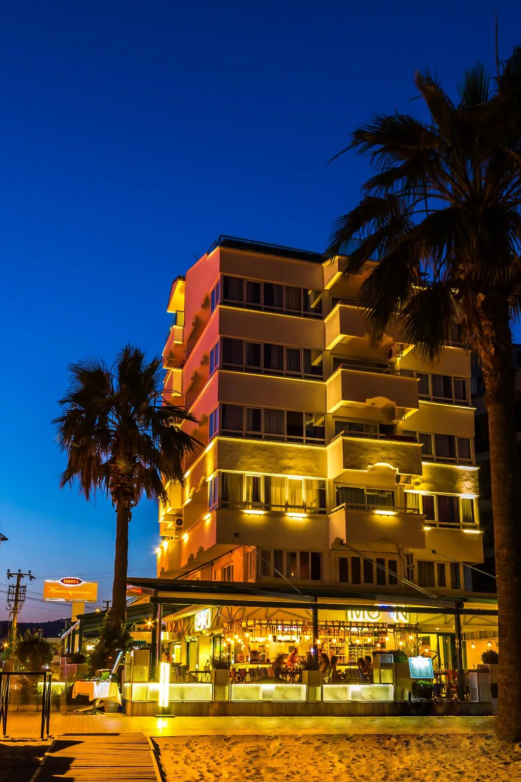 General view, Honeymoon Beach, Dalaman