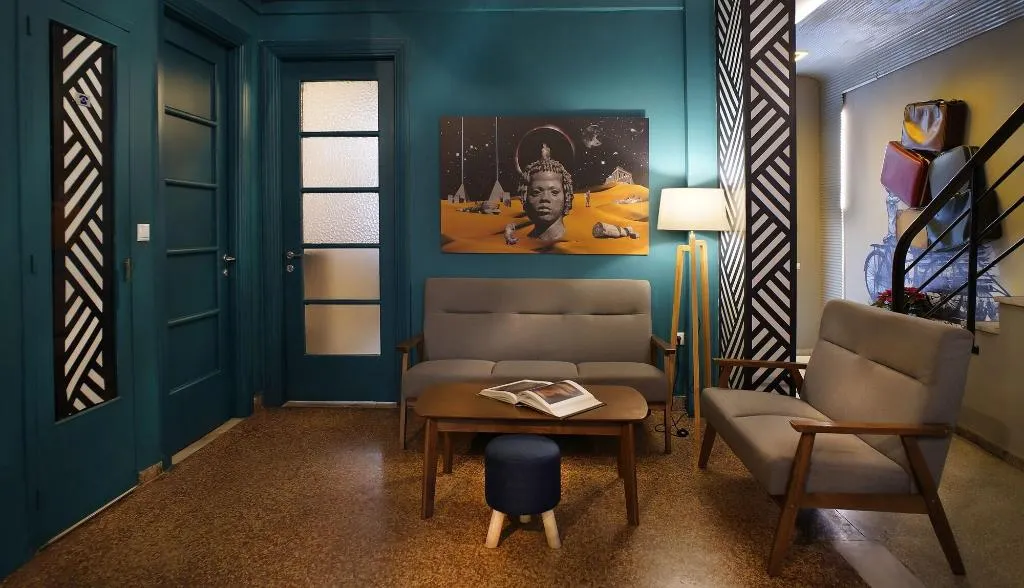 Lobby, Nubian Hostel, Athens