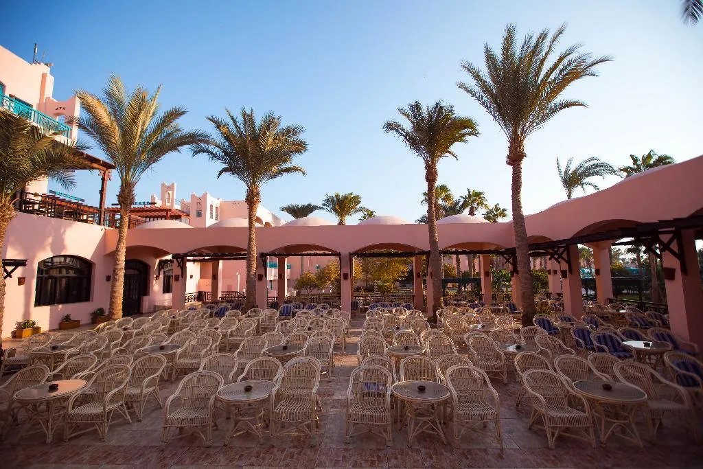 Terrace, Le Pacha Resort, Red Sea Riviera