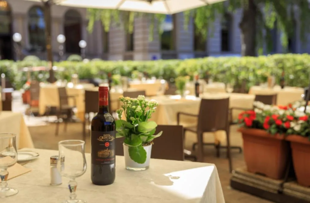 Terrace, Palace Hotel Lake Como, Milan