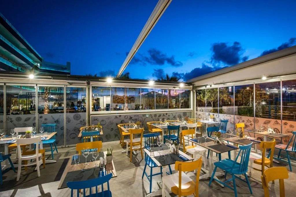 Restaurant, Infinity Blue, Crete