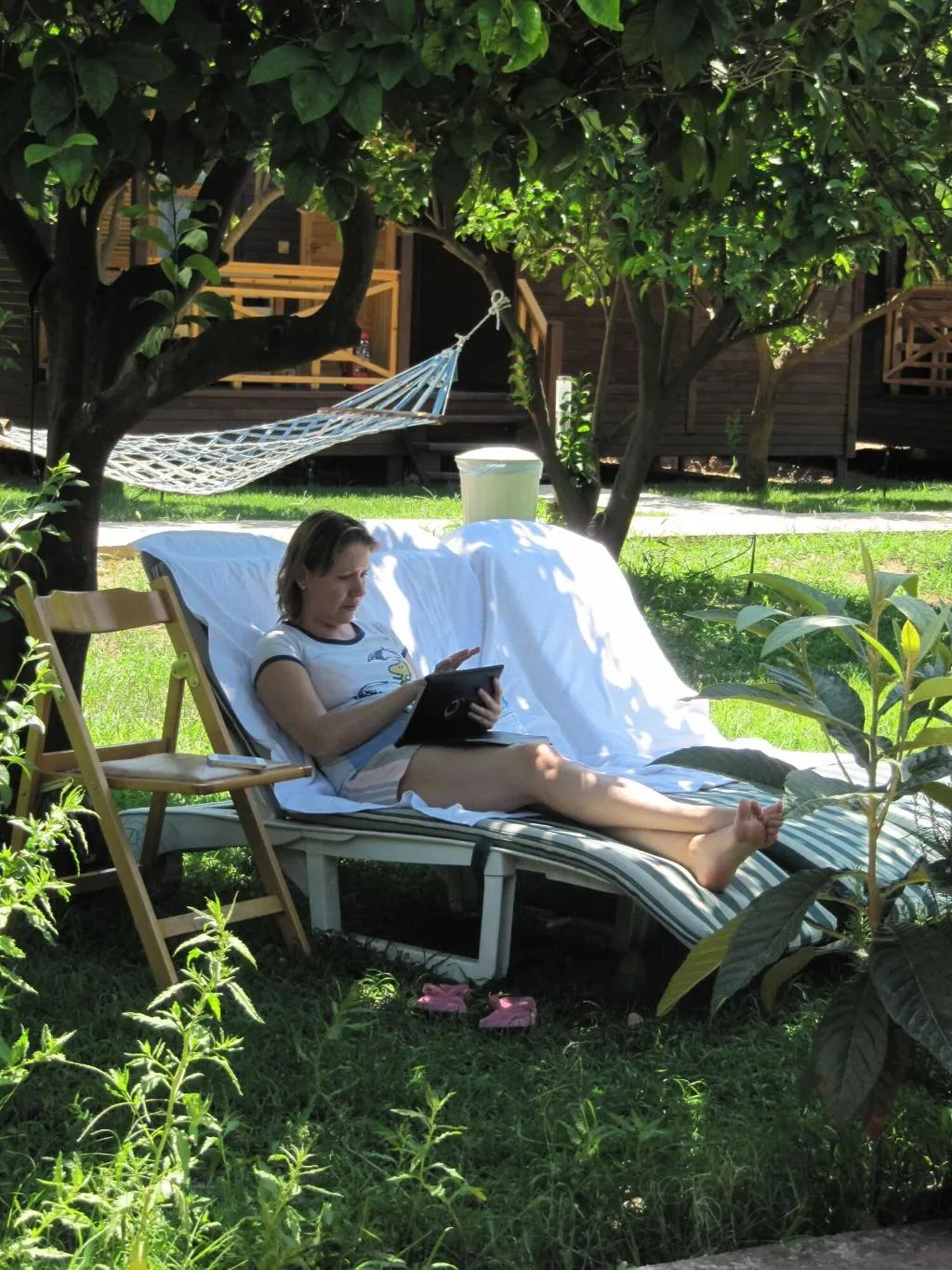 Terrace, Baris Pension & Bungalows, Antalya
