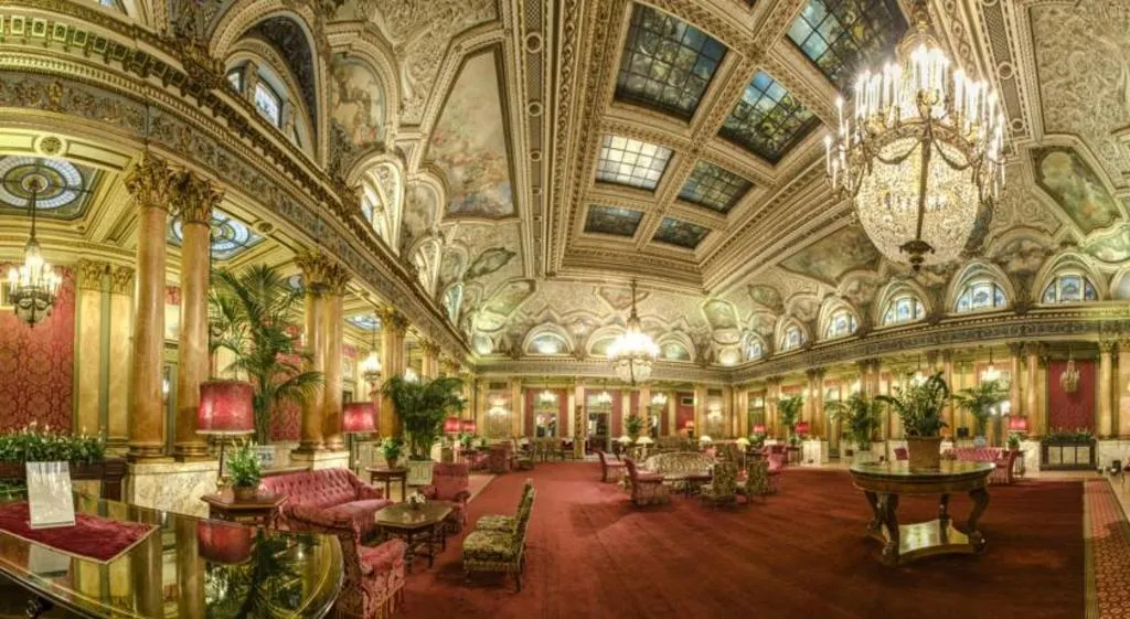 Lobby, Grand Hotel Plaza, Rome