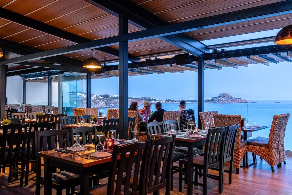 Restaurant, Kosmoplaz Beach Resort, Mykonos