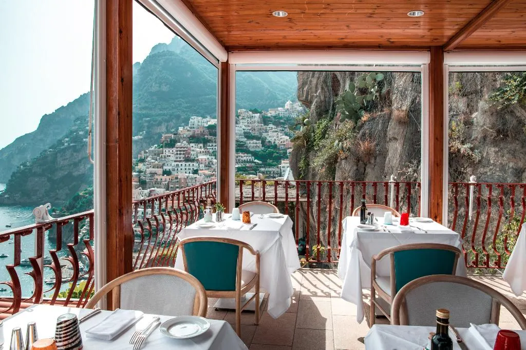 Restaurant, Eden Roc Positano, Naples