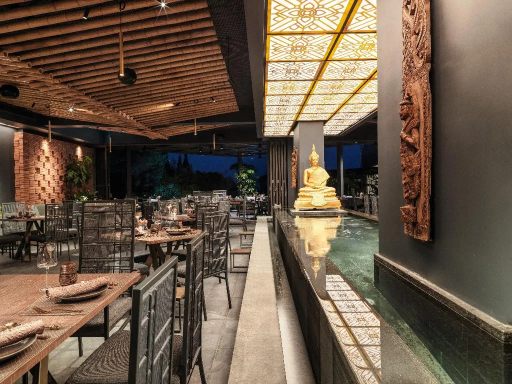 Restaurant, The Tower at St Raphael Resort, Cyprus
