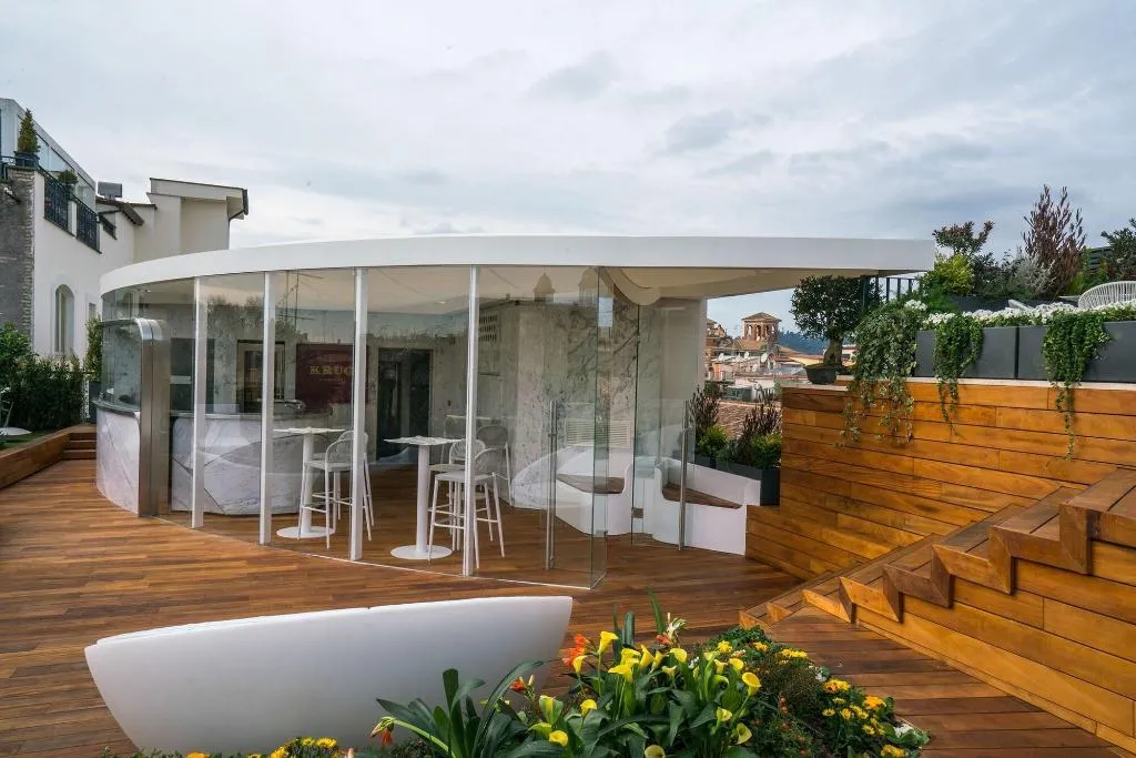 Terrace, Romeo Hotel Roma, Rome