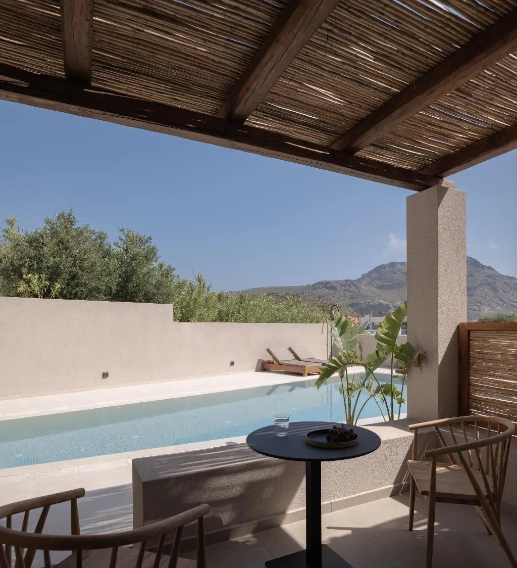 DOUBLE DELUXE POOL VIEW Room, Kymani Boutique Hotel & Suites, Crete