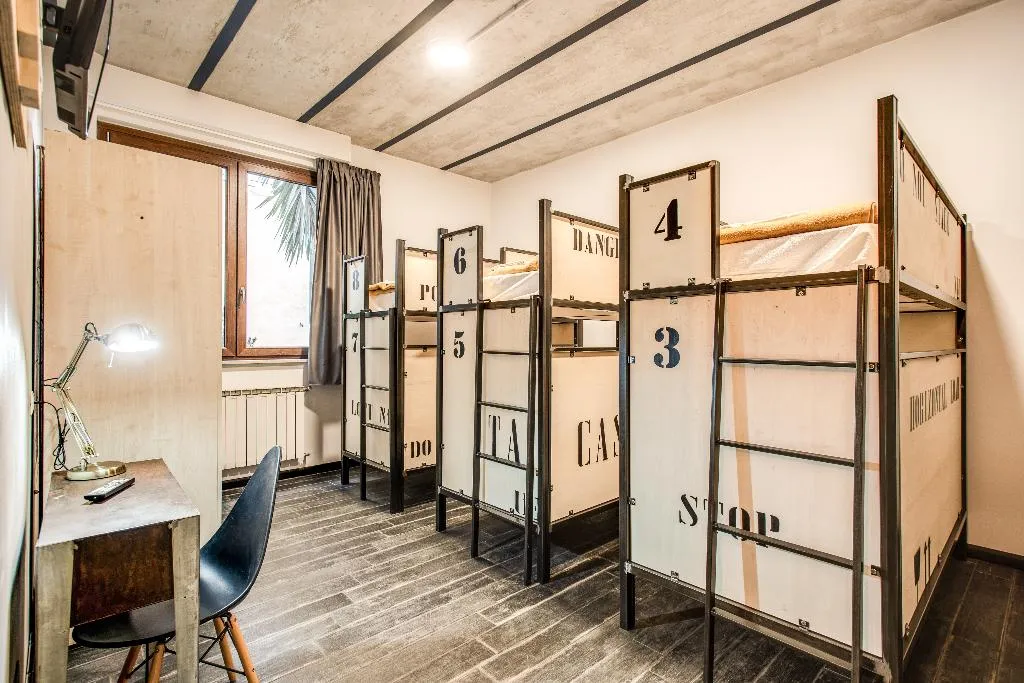 Bed in dormitory CAPACITY 8 Room, Hostel Trastevere 2, Rome