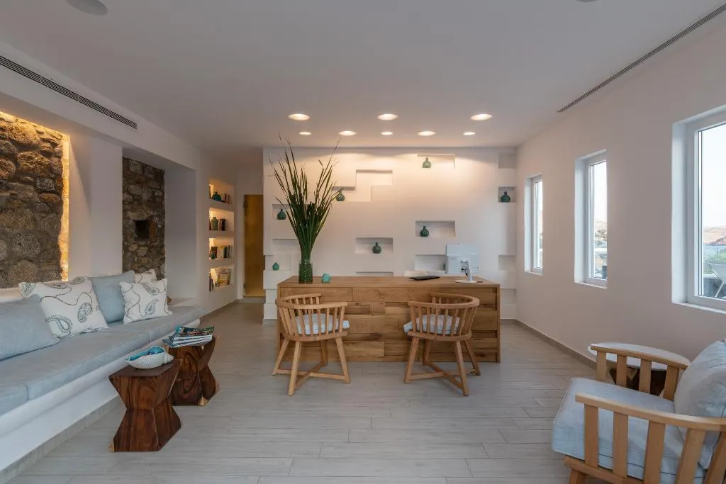 Lobby, Panormos Village Seaside Resort, Mykonos