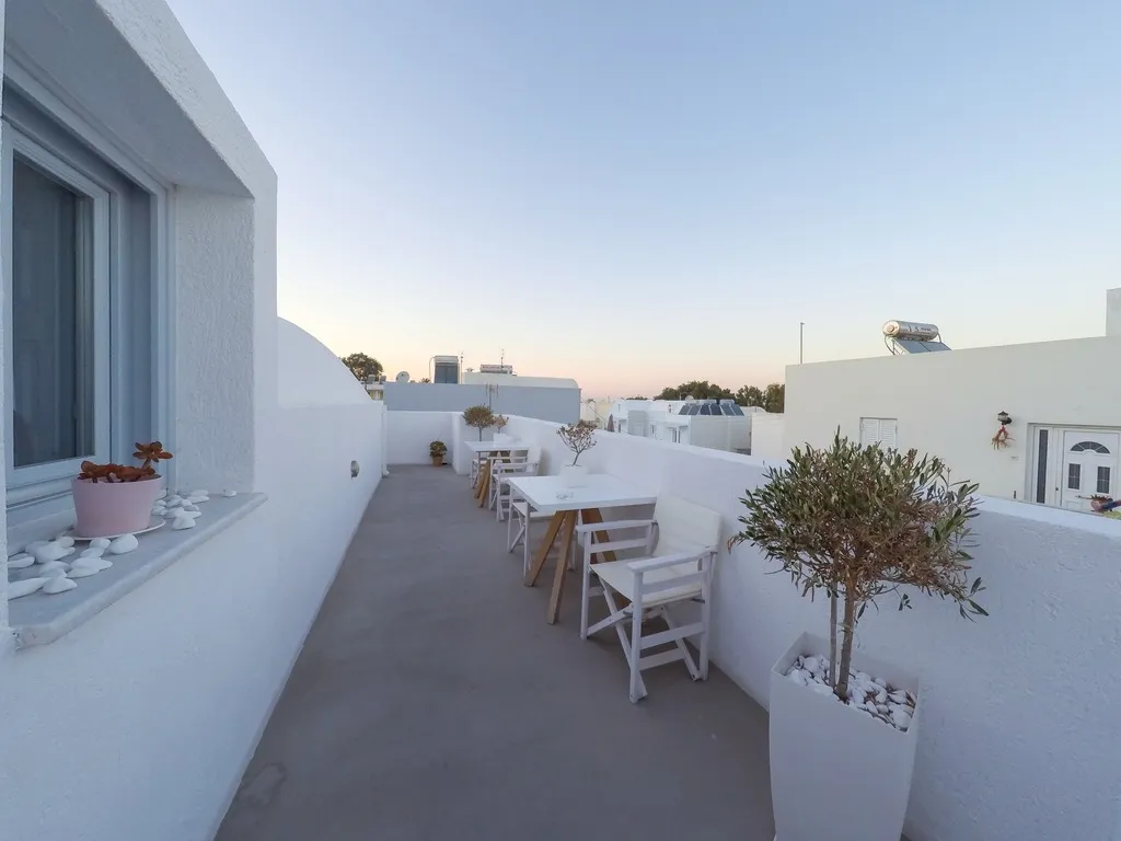 Terrace, Central Fira Hotel, Santorini