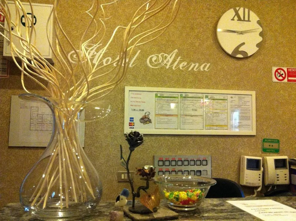 Lobby, Hotel Atena, Milan