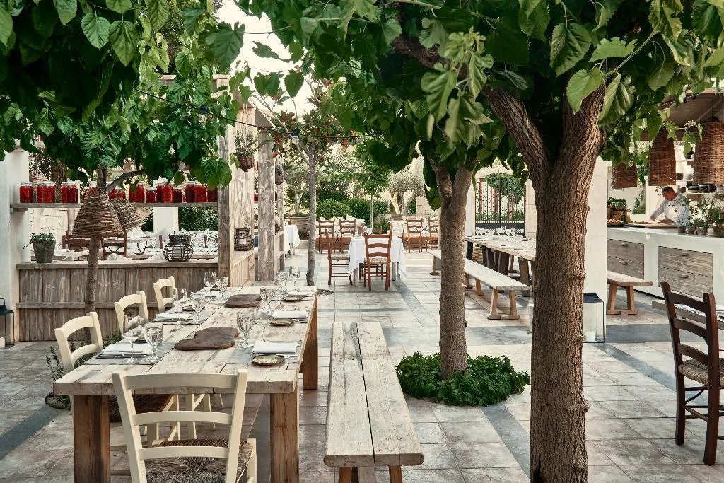 Restaurant, Phāea Cretan Malia, Crete