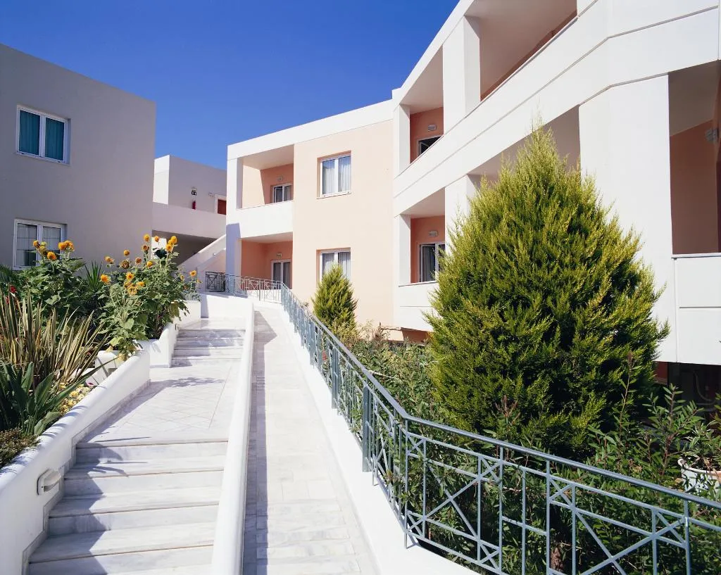 Terrace, Chrispy Beach Resort, Crete