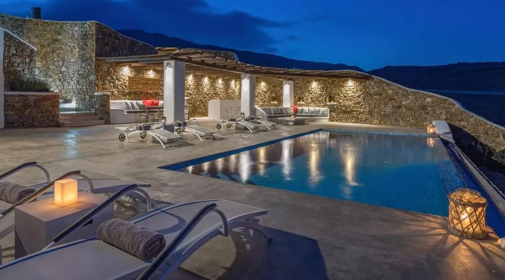 VILLA FOUR BEDROOMS WITH PRIVATE POOL Room, Mykonos Panormos Villas, Mykonos