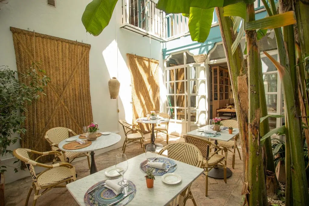 Restaurant, Hospes Las Casas del Rey de Baeza,, Seville