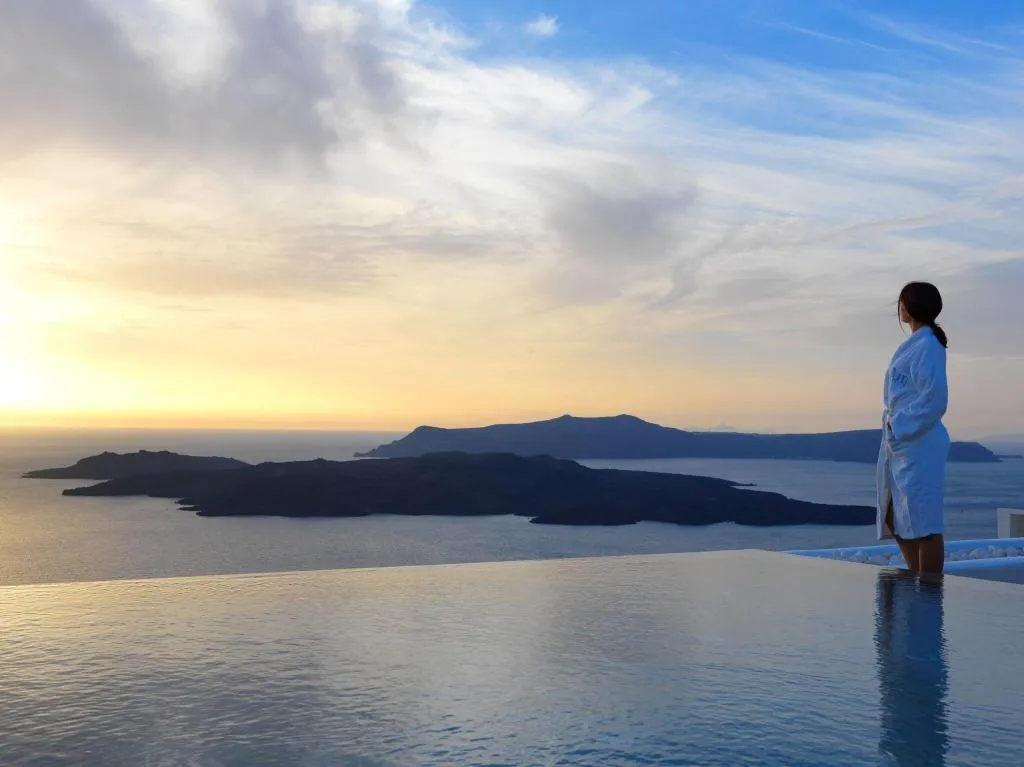 Terrace, Lilium Hotel, Santorini