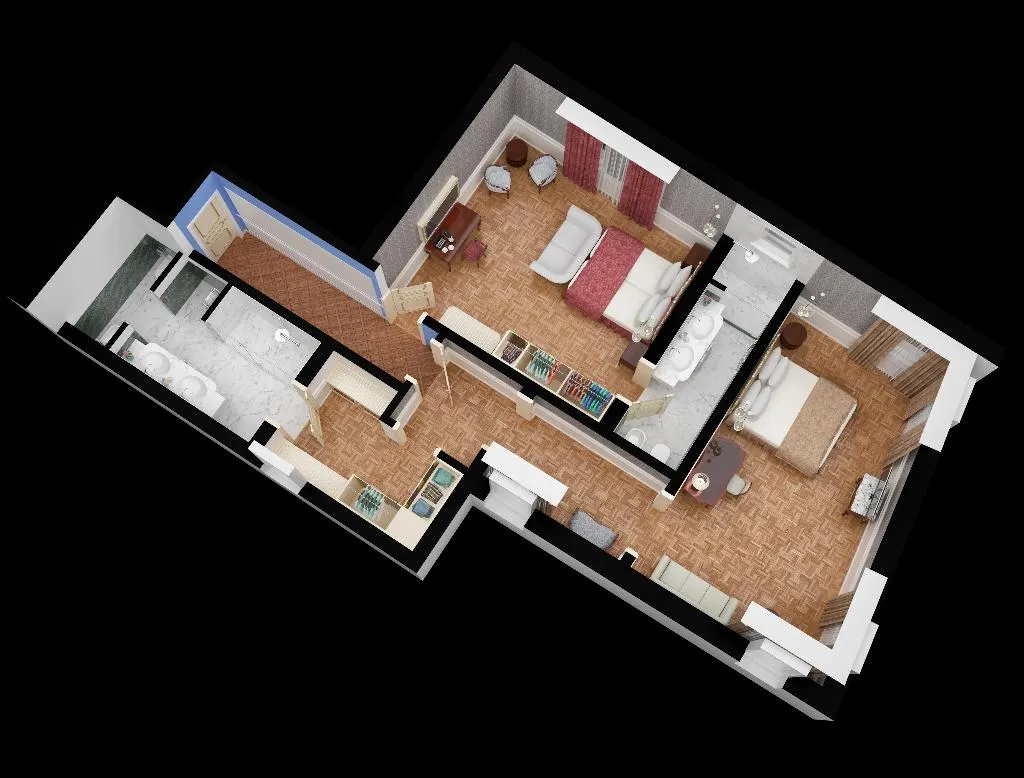 JUNIOR SUITE TWO BEDROOMS Room, Baglioni Hotel Luna, Venice