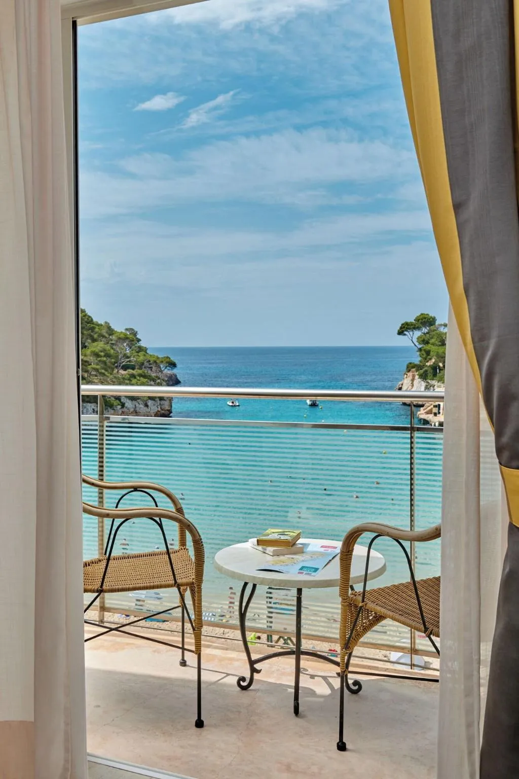 Terrace, Hotel Cala Santanyi, Majorca