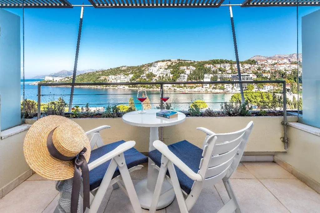 DOUBLE SEA VIEW WITH BALCONY Room, Uvala, Dubrovnik