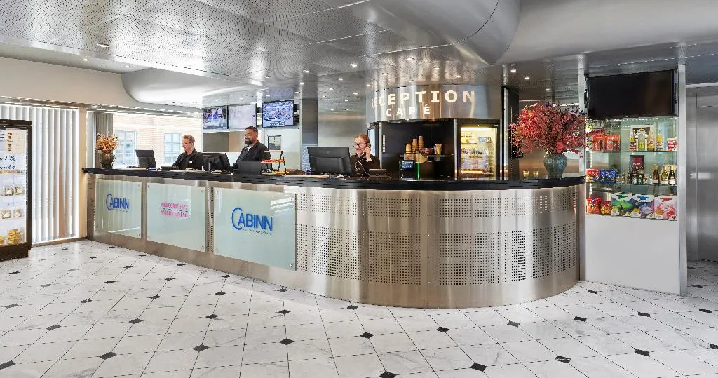 Lobby, Cabinn City, Copenhagen