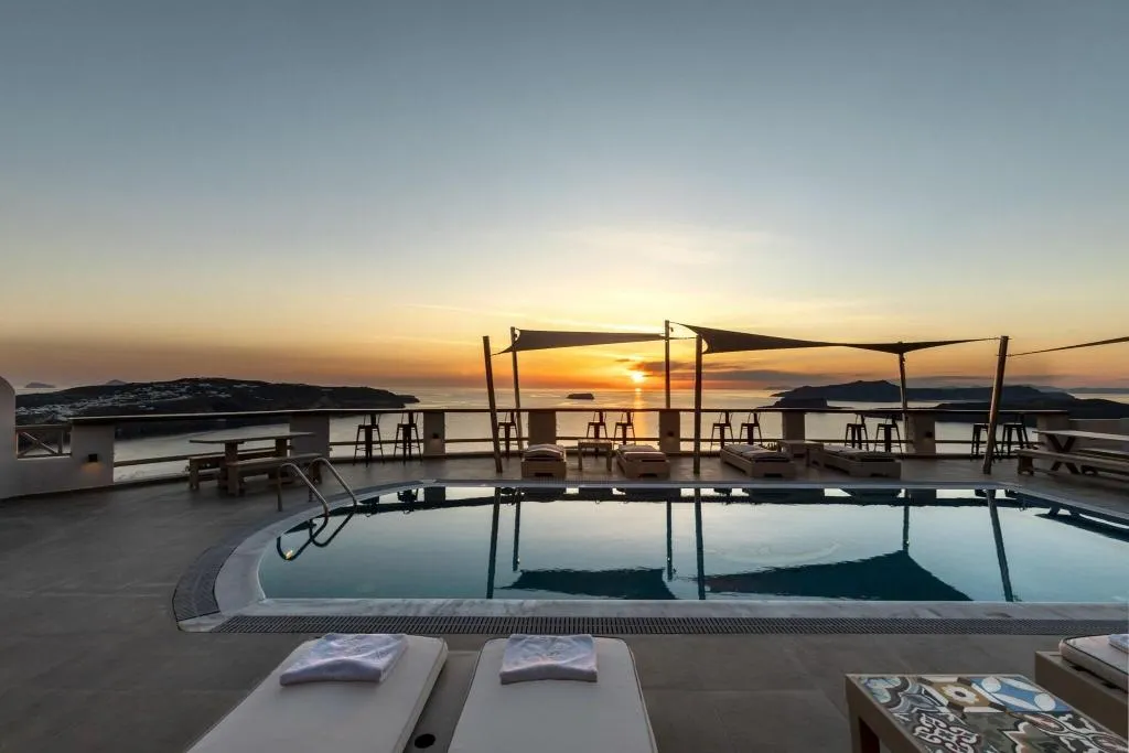 General view, Grand View Hotel, Santorini