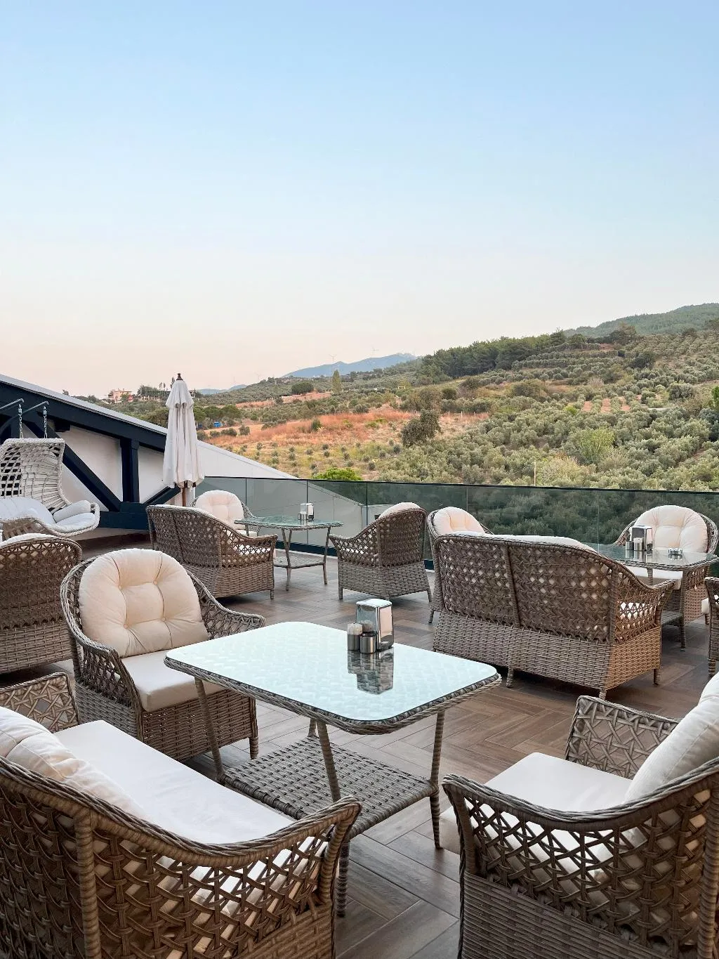 Terrace, Seven For Life Thermal Hotel, Izmir
