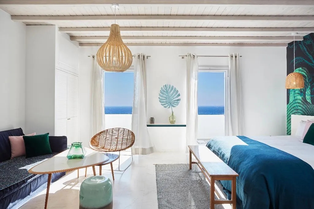 SUITE SUPERIOR SEA VIEW Room, Kouros Hotel & Suites, Mykonos