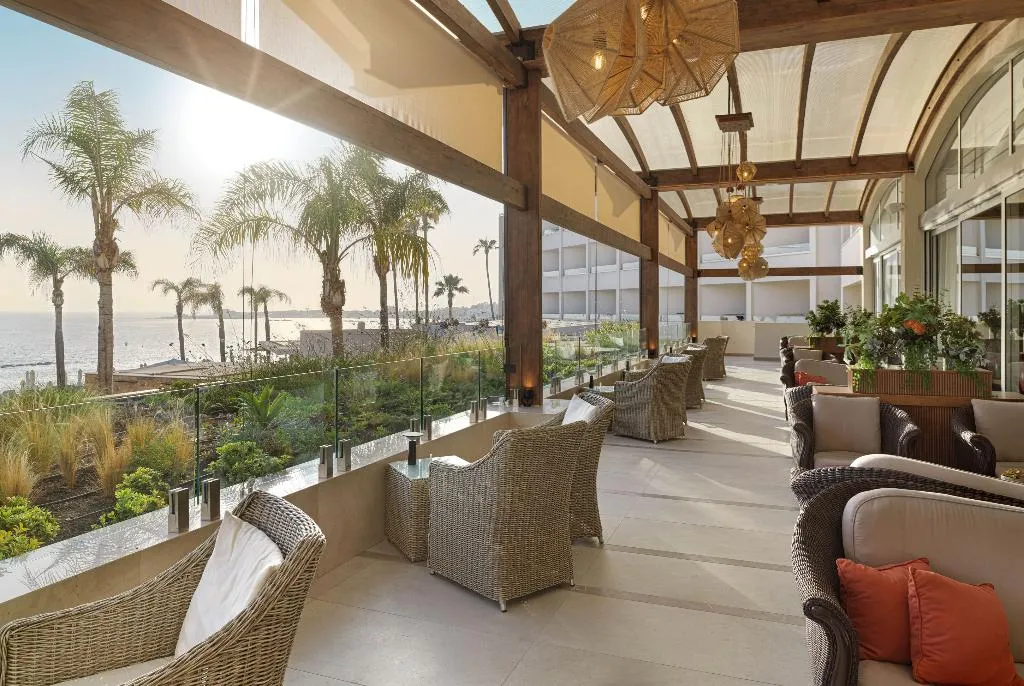 Terrace, Alexander The Great Beach Hotel, Cyprus