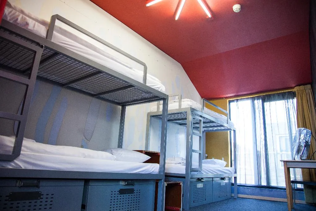 Bed in dormitory STANDARD Room, St. Christopher's at the Winston, Amsterdam