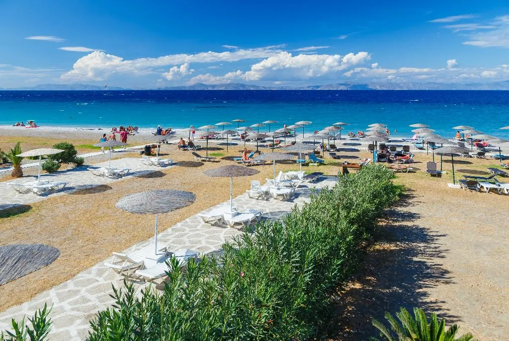 Beach, Dodeca Sea Resort, Rhodes