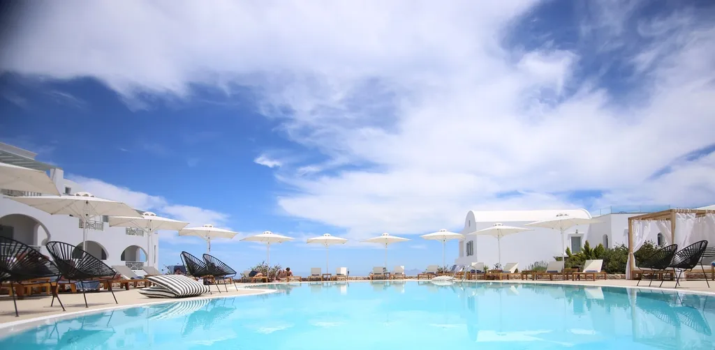 Pool, Astro Palace, Santorini