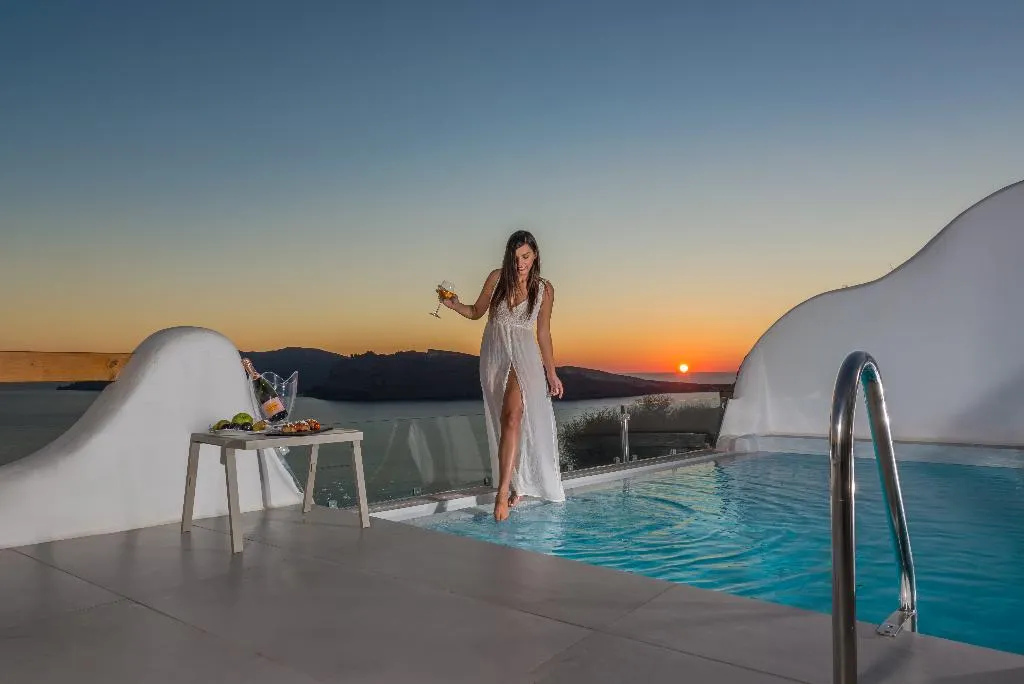 Lobby, Elite Luxury Suites, Santorini