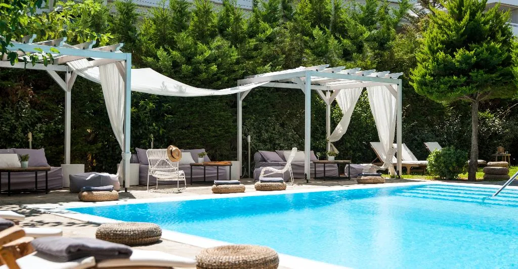 Pool, Sea View, Athens