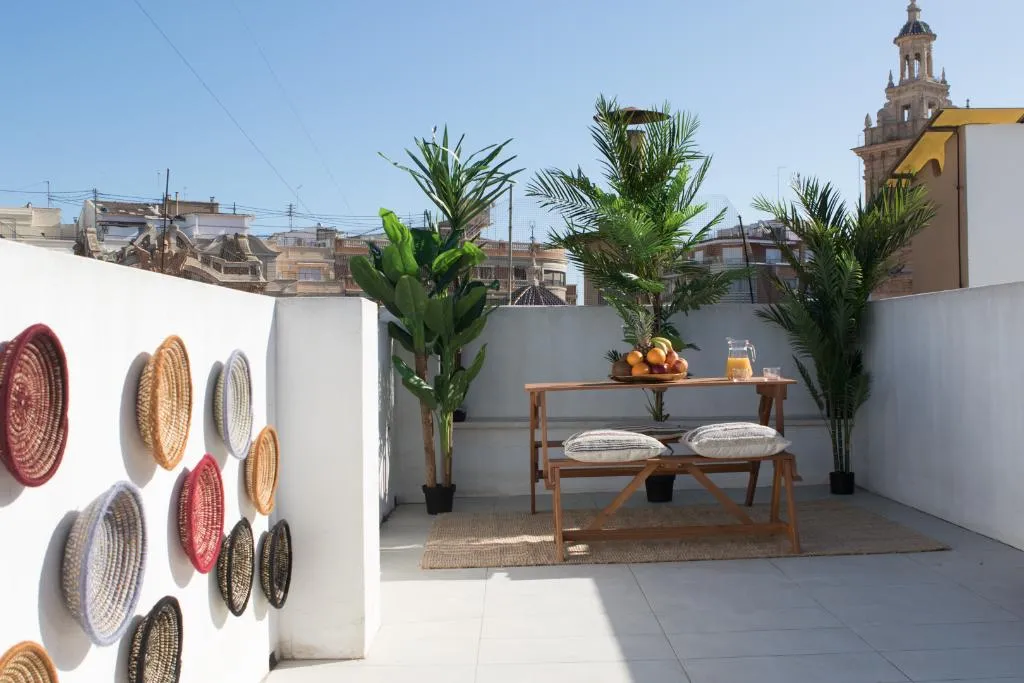 Terrace, Cosy Rooms Embajador, Valencia