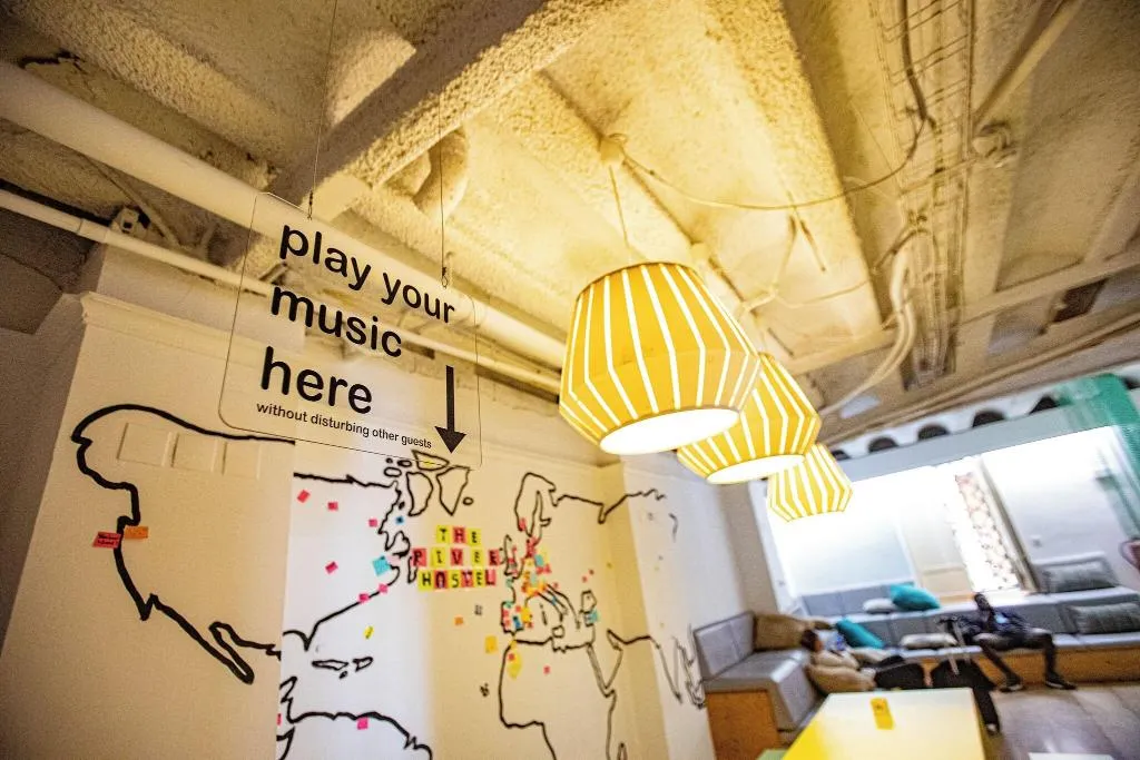 Restaurant, The River Hostel, Valencia