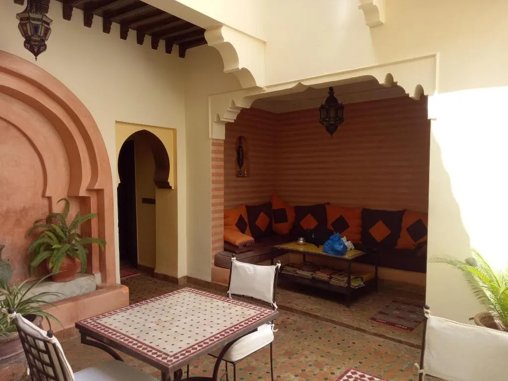 Terrace, Riad Dar Dialkoum, Marrakech