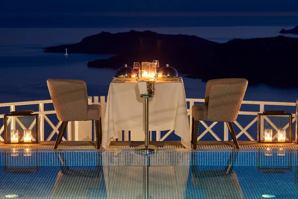Lobby, Petit Palace, Santorini