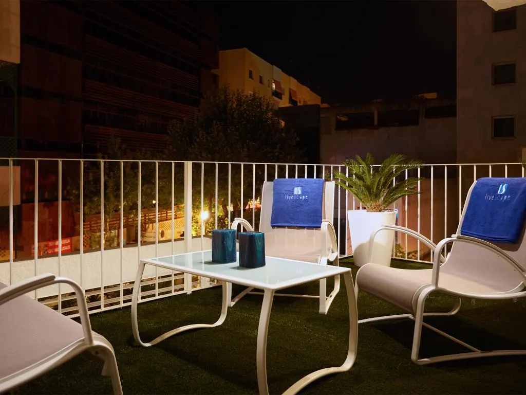 Terrace, Livescape Soriano Suites, Costa Del Sol