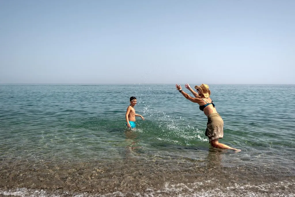 Beach, Blue Dome, Crete