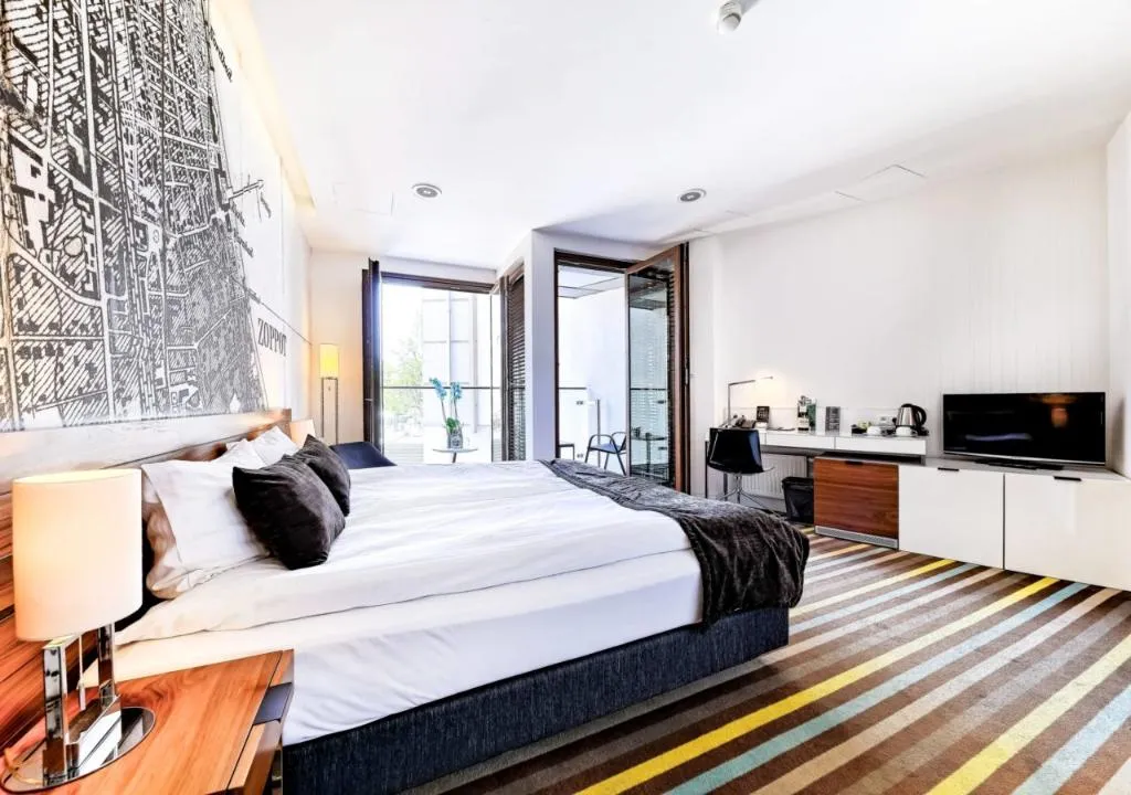 DOUBLE DELUXE WITH BALCONY Room, Bayjonn Boutique Hotel, Gdansk
